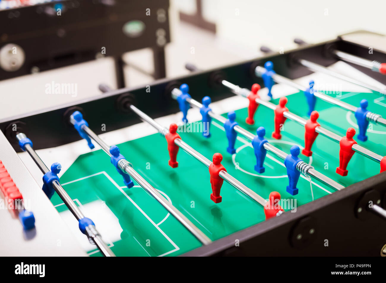 Table football is another group activity Stock Photo
