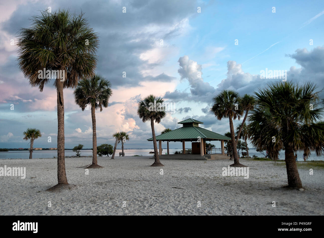 Sunset Beach At Tarpon Springs Florida USA Stock Photo Alamy a-plasma-car-ourlittlelifestyle
