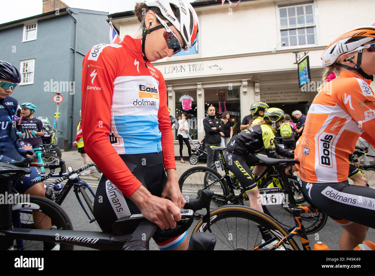 Christine Majerus Luxembourgian national road race champion Stock Photo