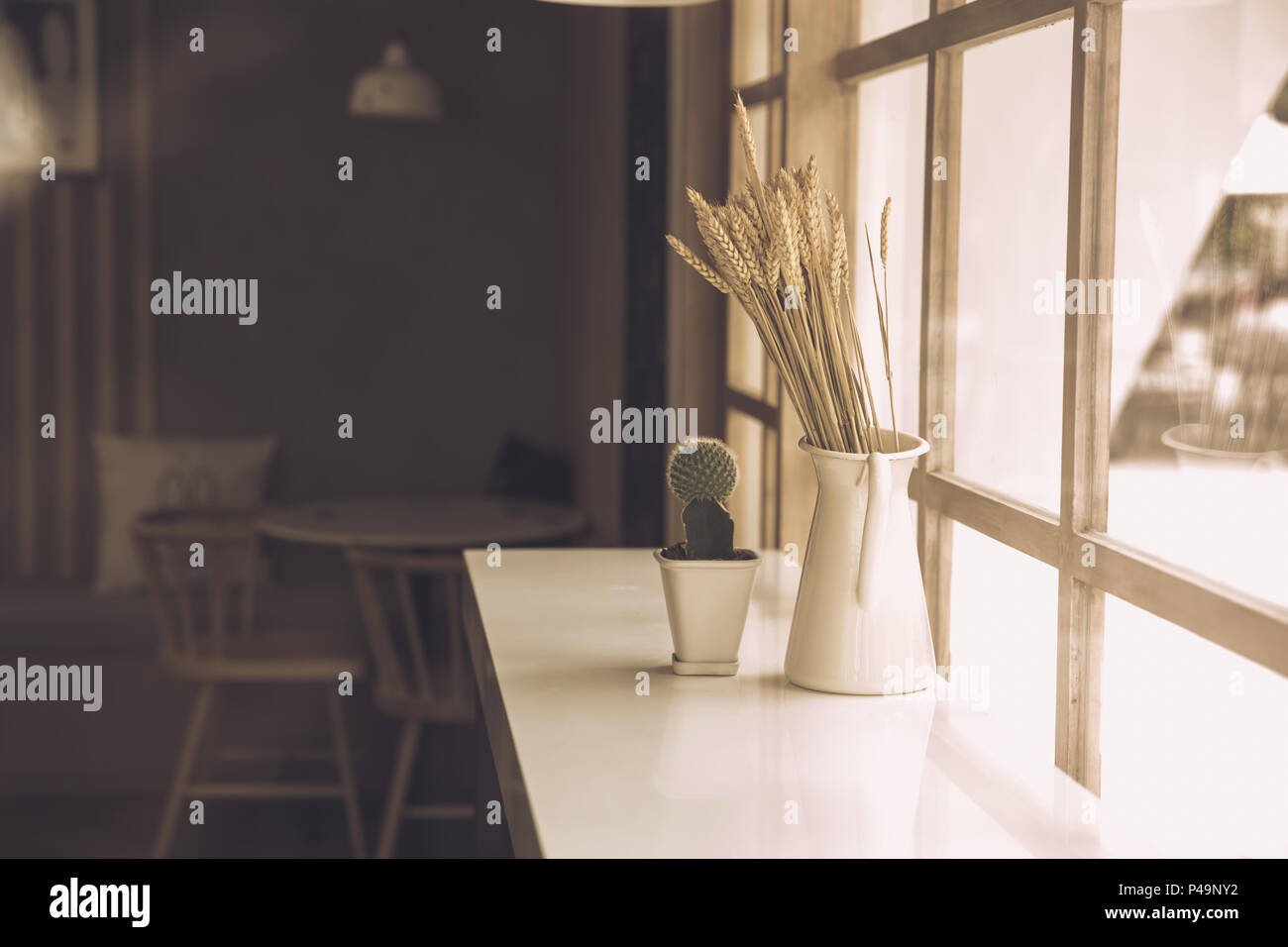 japan style cafe counter bar side glass window interior nature ... japan style cafe counter bar side glass window interior nature ...
