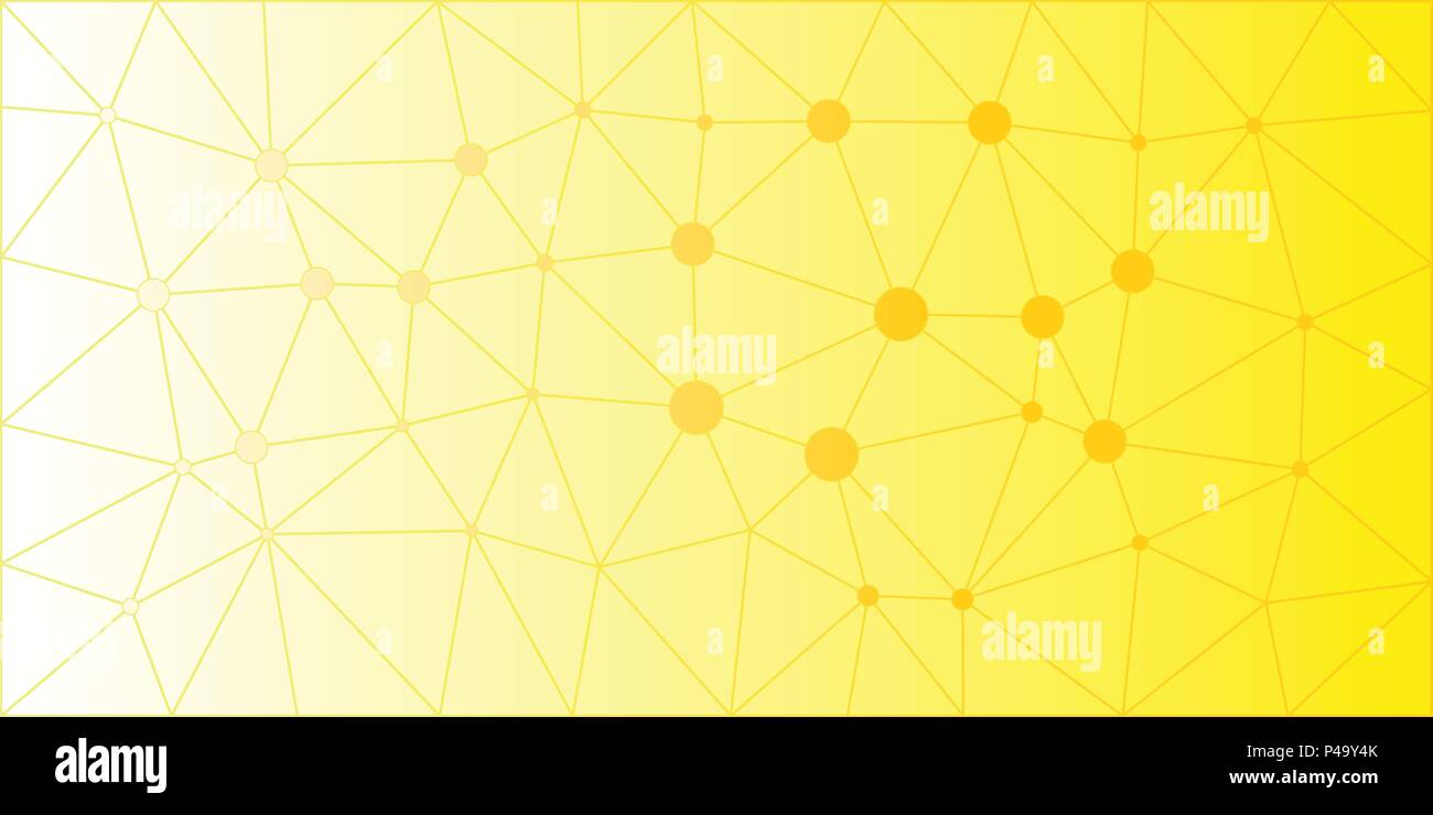Yellow orange low poly vector gradient texture. Colorful polygonal ...