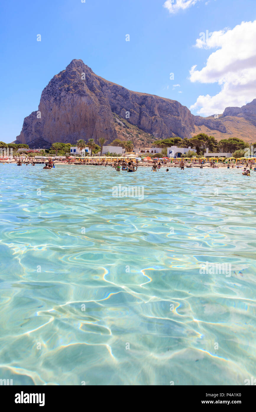 Crystalline sea, San Vito Lo Capo, province of Trapani, Sicily, Italy Stock  Photo - Alamy