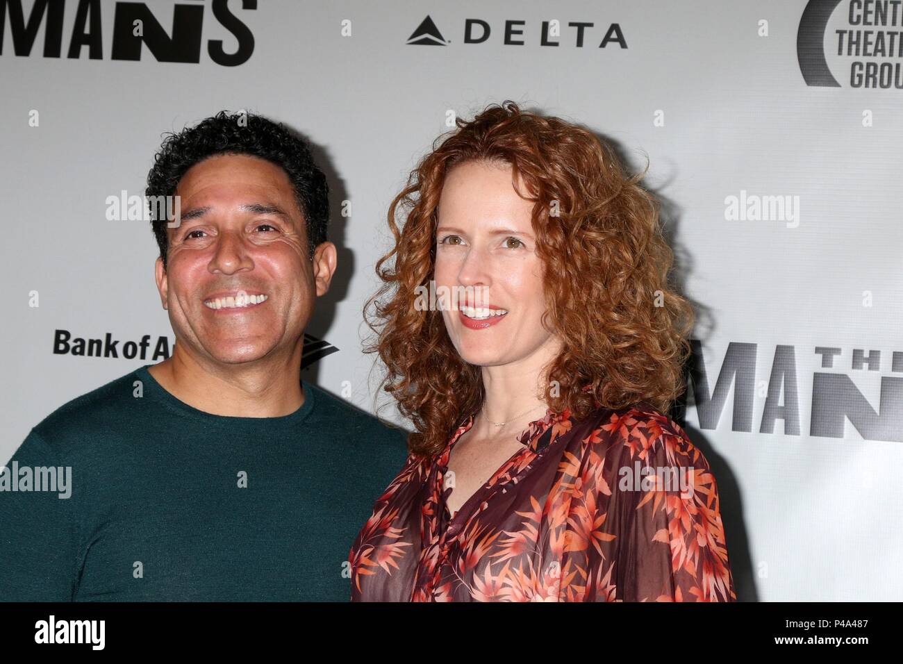 Los Angeles, CA, USA. 20th June, 2018. Oscar Nunez, Ursula Whittaker at arrivals for THE HUMANS Opening Night, Center Theatre Group - Ahmanson Theatre, Los Angeles, CA June 20, 2018. Credit: Priscilla Grant/Everett Collection/Alamy Live News Stock Photo