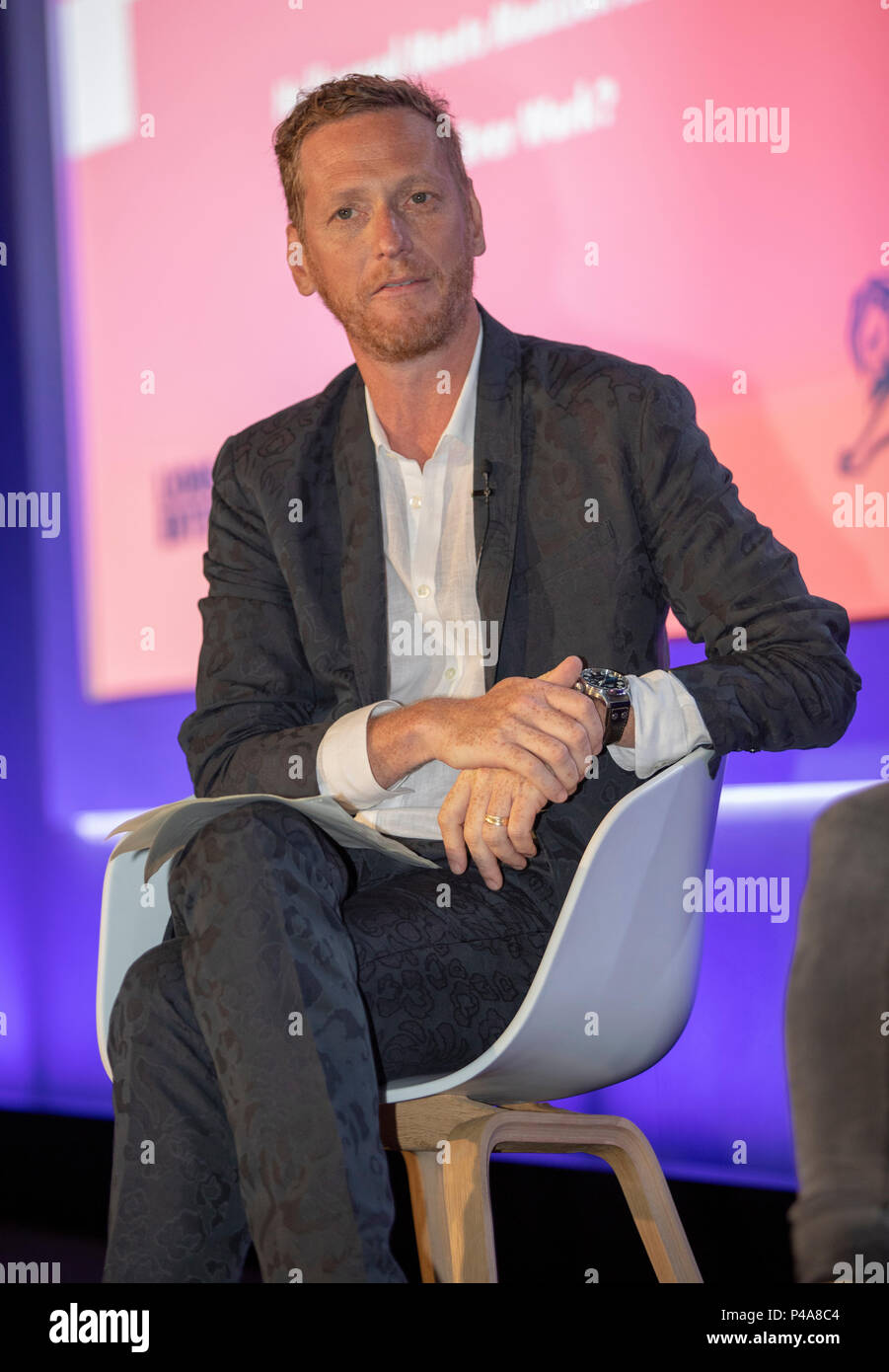 Cannes, France, 21 June 2018, Brian Klugman, Head of Creative Blk-Ops attend the Cannes Lions Festival - International Festival of Creativity © ifnm / Alamy Live News Stock Photo