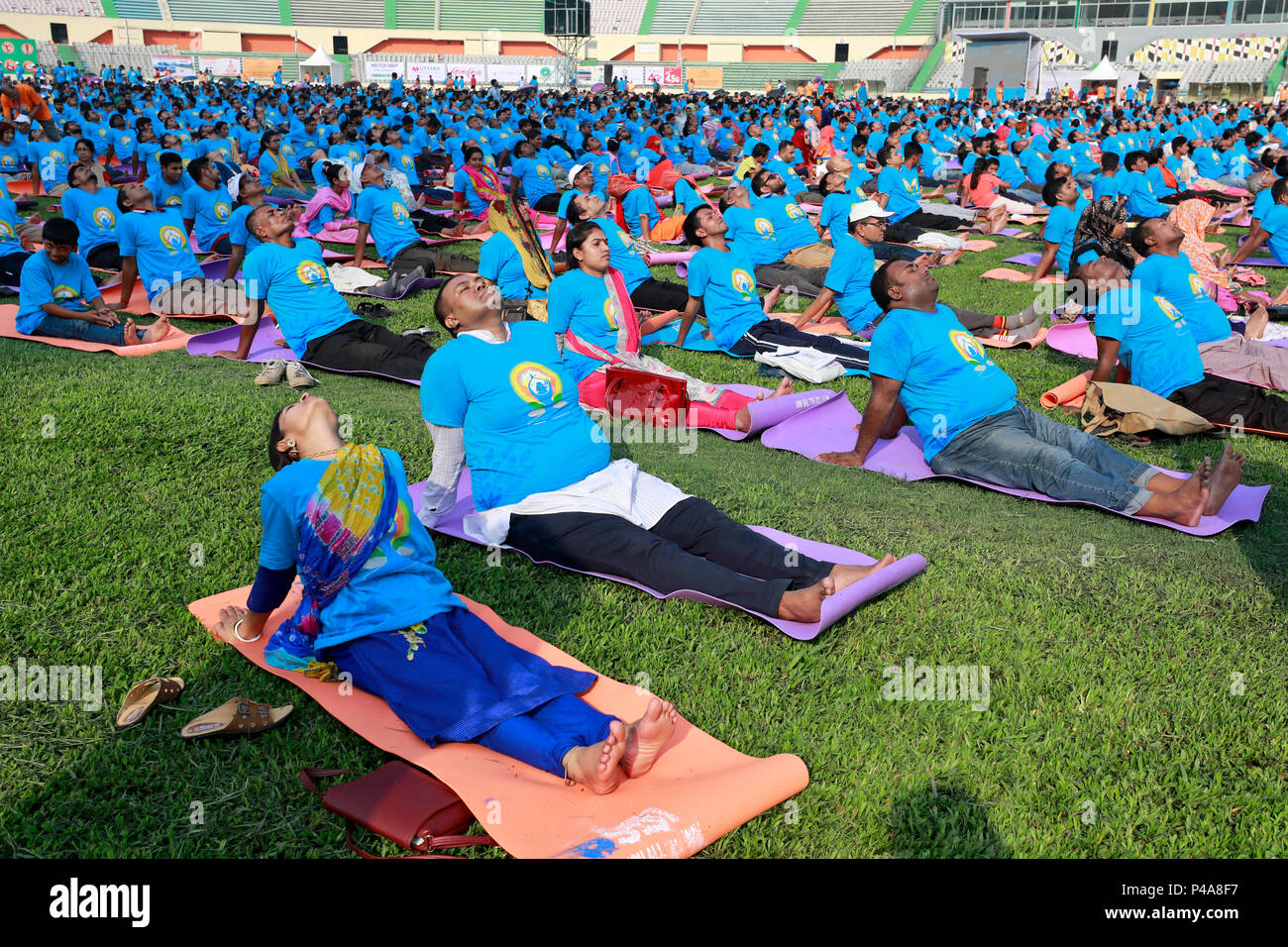 Dhaka, Bangladesh June 21, 2018 Commemorating International Day of