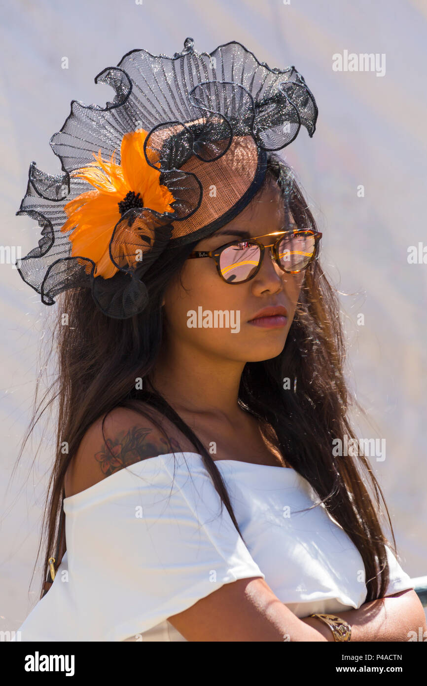 Ascot hat hi-res stock photography and images - Alamy