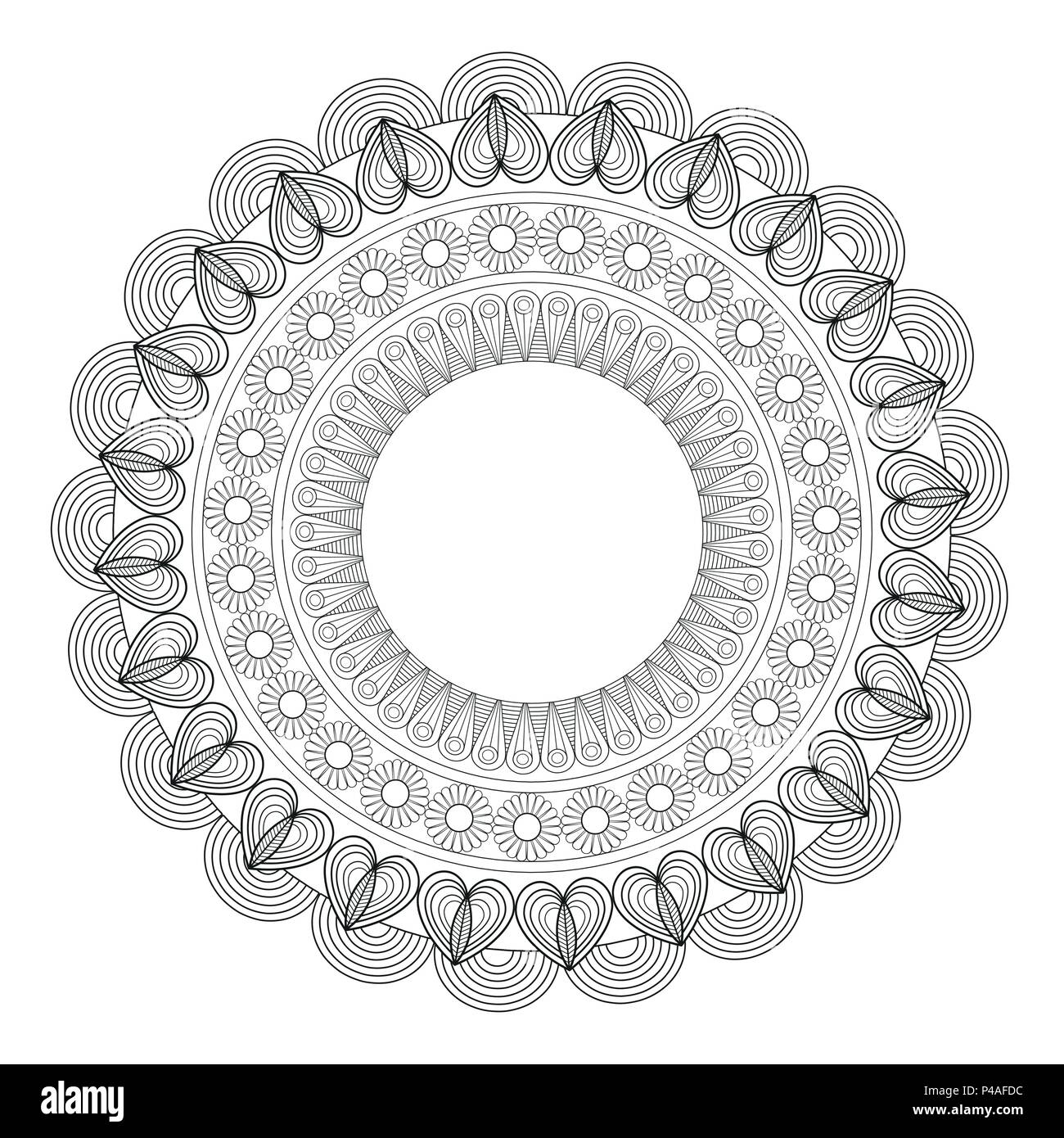 Mandala indian emblem Stock Vector Image & Art - Alamy