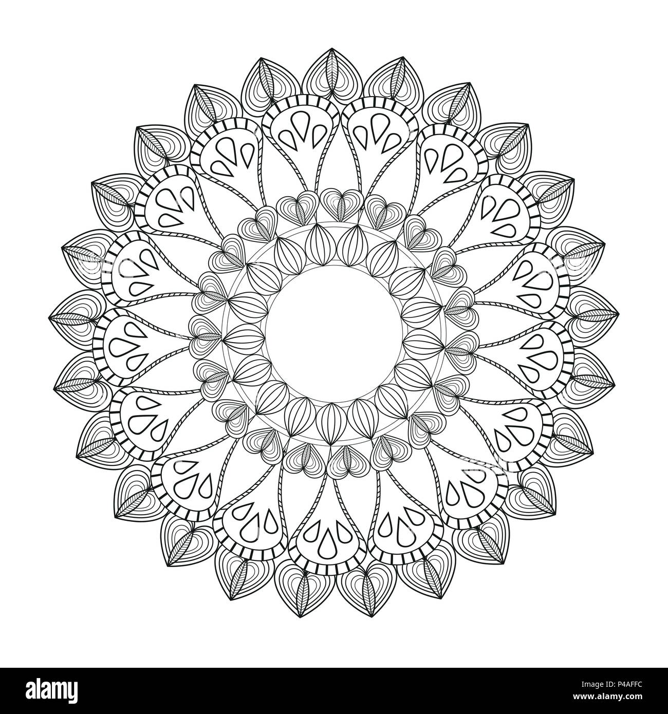 Mandala indian emblem Stock Vector Image & Art - Alamy