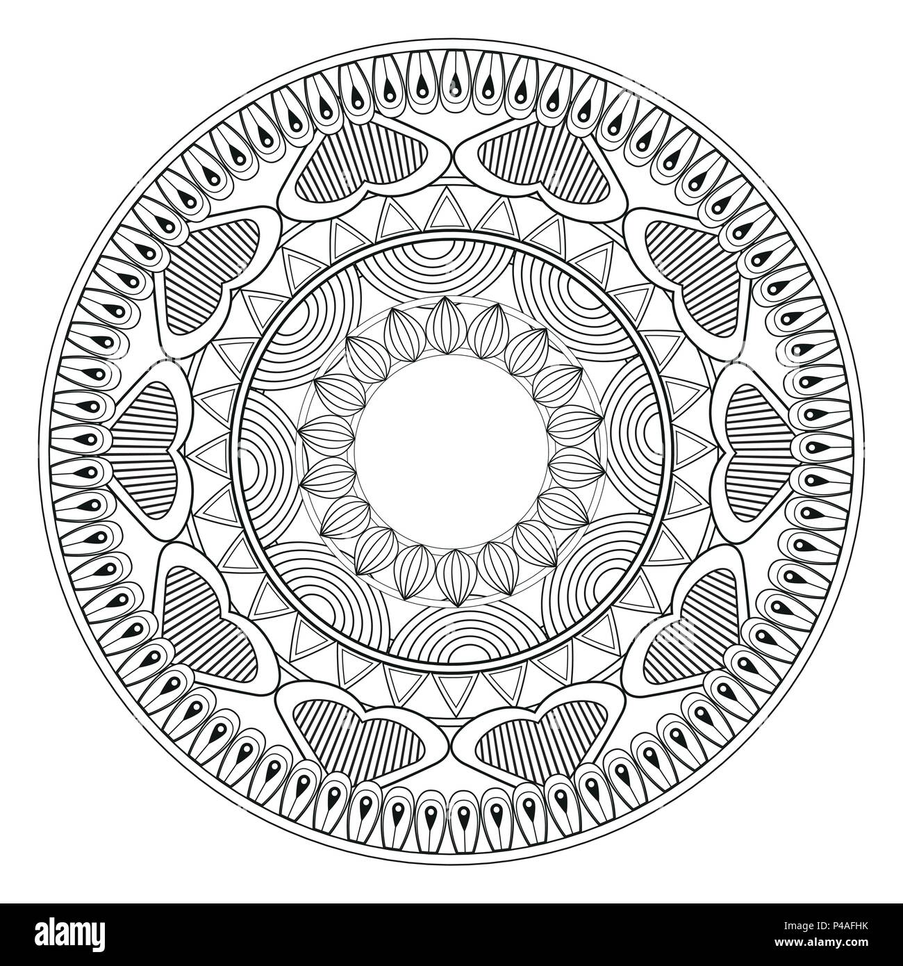 Mandala indian emblem Stock Vector Image &amp; Art - Alamy