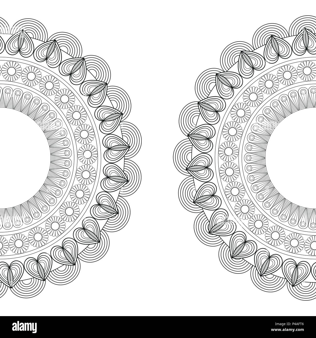 Mandala indian emblem Stock Vector Image & Art - Alamy