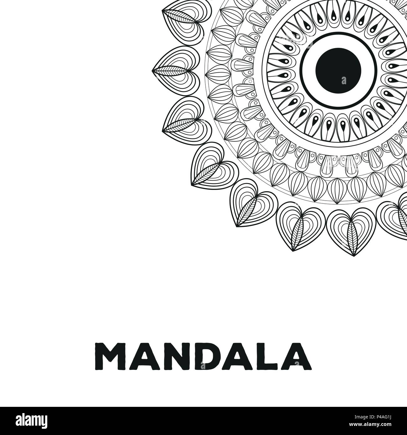 Mandala indian emblem Stock Vector Image &amp; Art - Alamy