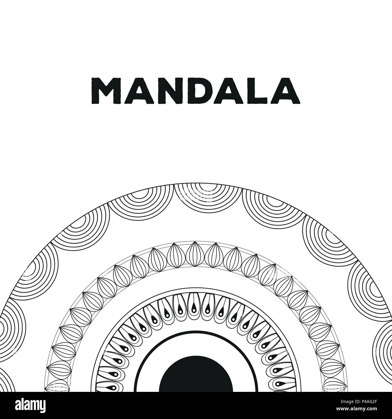 Mandala indian emblem Stock Vector Image & Art - Alamy