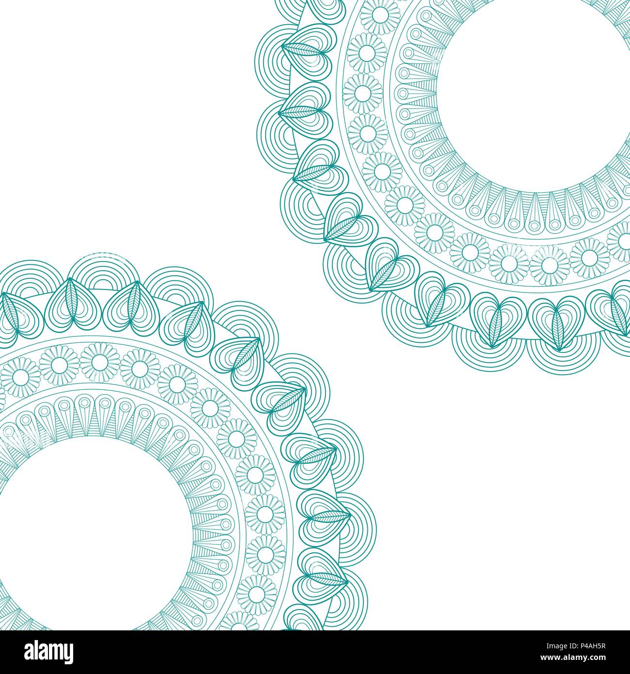 Mandala indian emblem Stock Vector Image & Art - Alamy