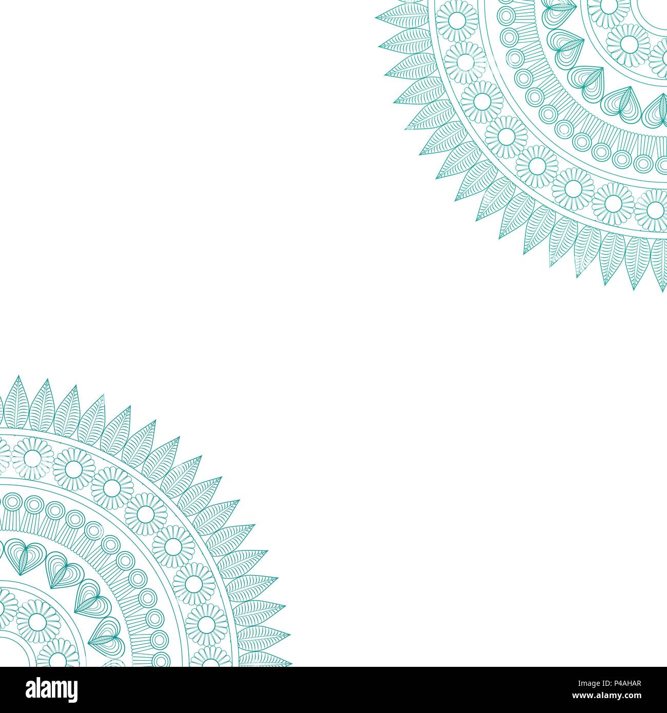 Mandala indian emblem Stock Vector Image & Art - Alamy