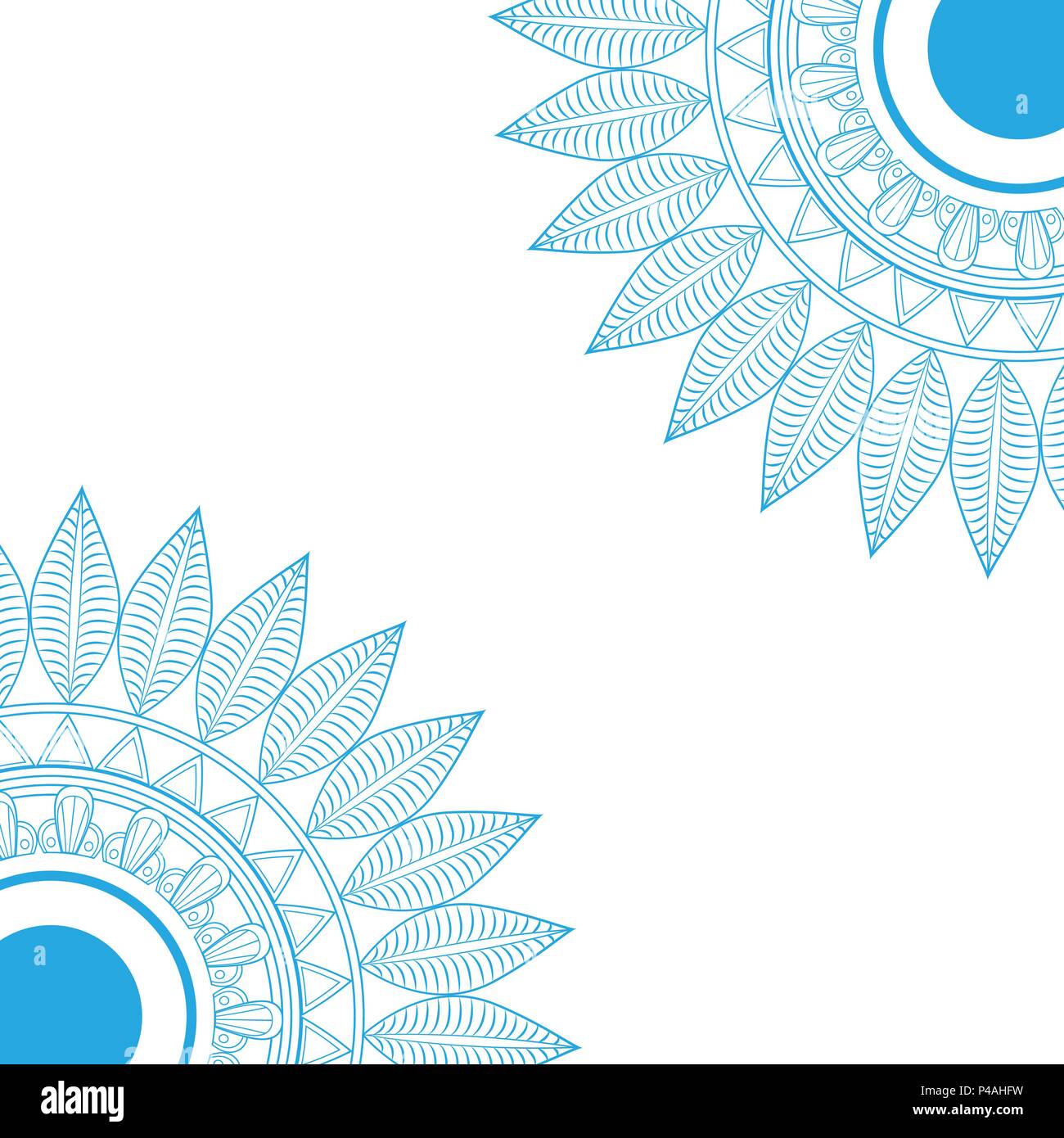 Mandala indian emblem Stock Vector Image & Art - Alamy