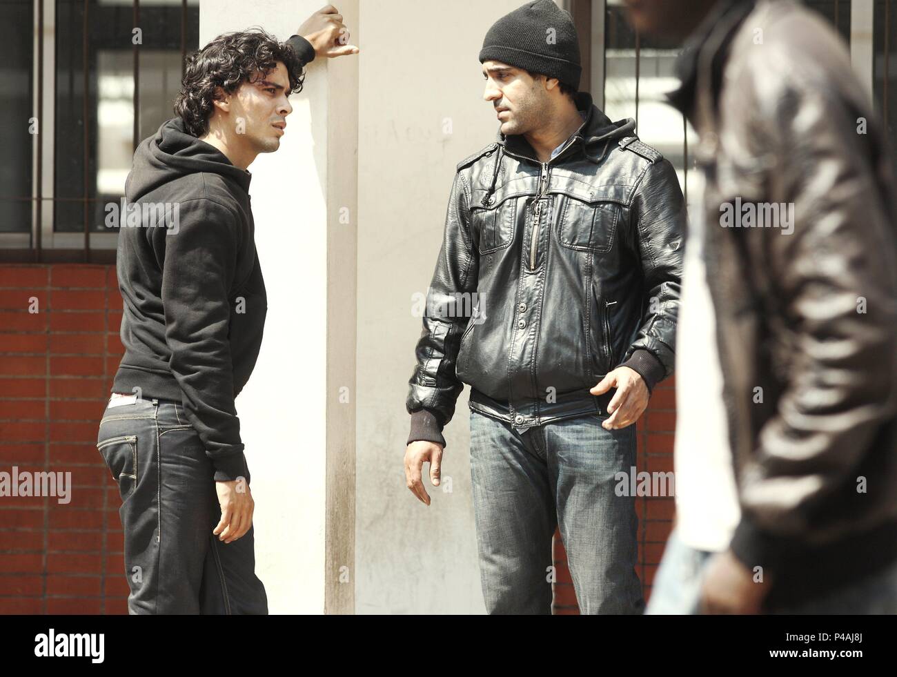 Original Film Title: NÉ QUELQUE PART. English Title: HOMELAND. Film  Director: MOHAMED HAMIDI. Year: 2013. Stars: TEWFIK JALLAB. Credit: QUAD  PRODUCTIONS / Album Stock Photo - Alamy, image size:1300x981