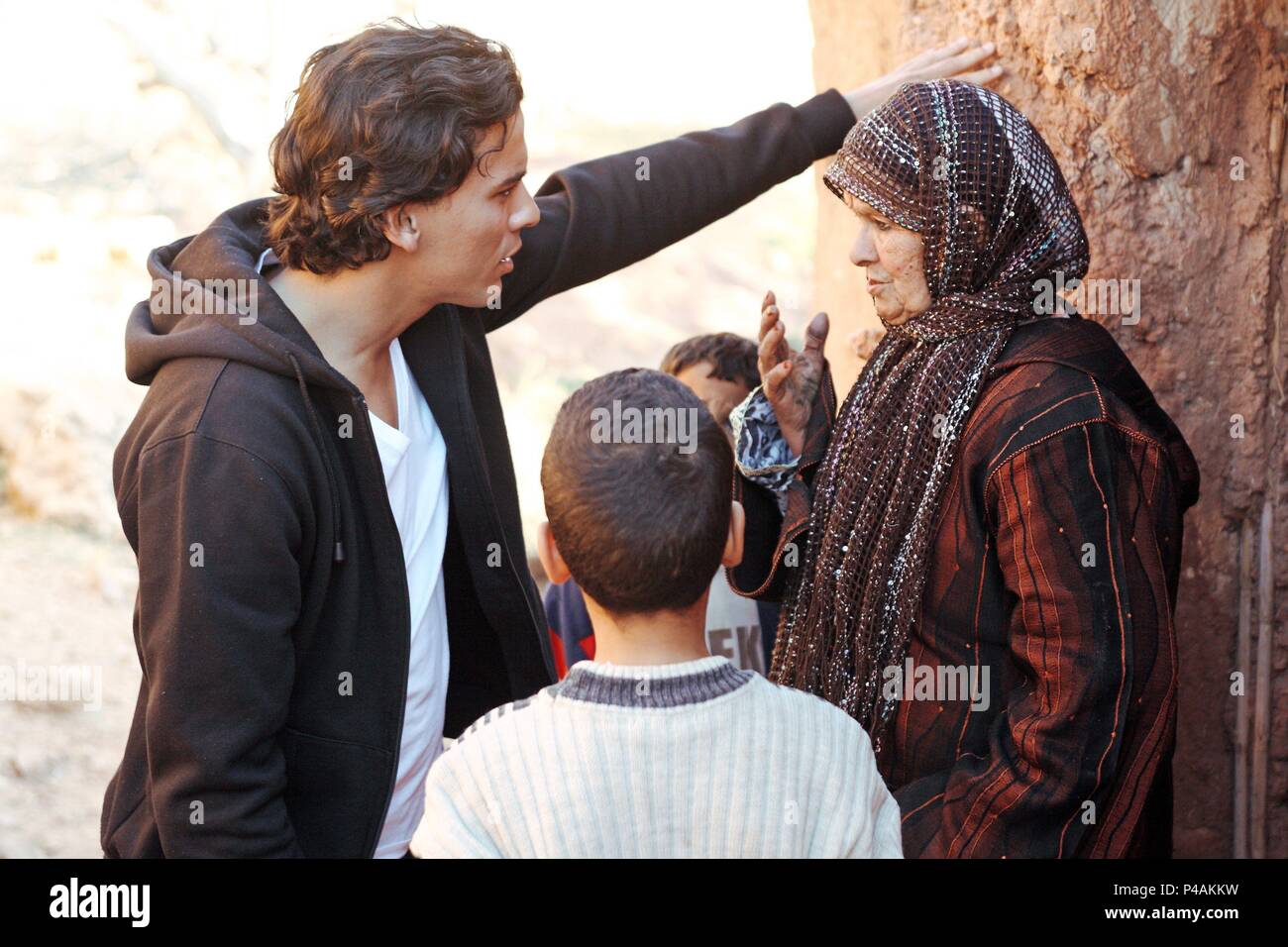 Original Film Title: NÉ QUELQUE PART. English Title: HOMELAND. Film  Director: MOHAMED HAMIDI. Year: 2013. Stars: TEWFIK JALLAB. Credit: QUAD  PRODUCTIONS / Album Stock Photo - Alamy, image size:1300x956