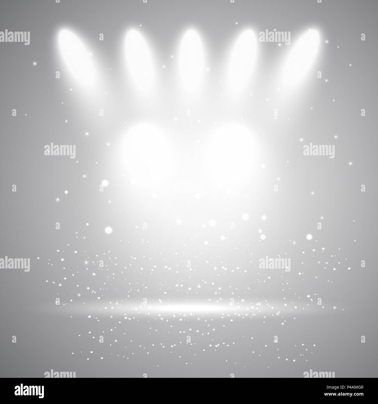 Display background with spotlights Stock Photo Alamy