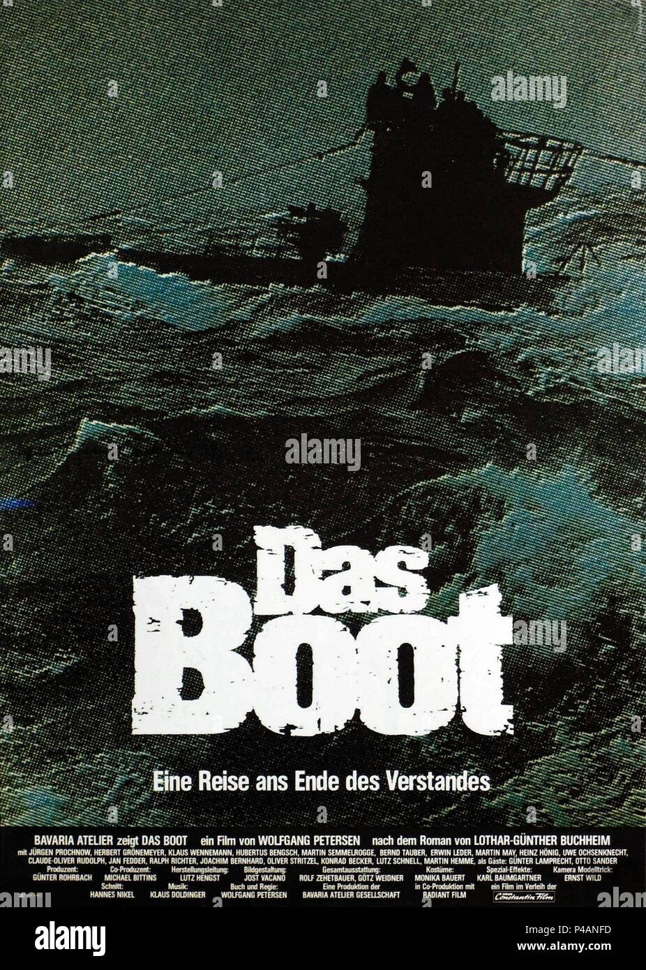 Original Film Title: DAS BOOT.  English Title: THE BOAT.  Film Director: WOLFGANG PETERSEN.  Year: 1981. Credit: BAVARIA FILMS / Album Stock Photo