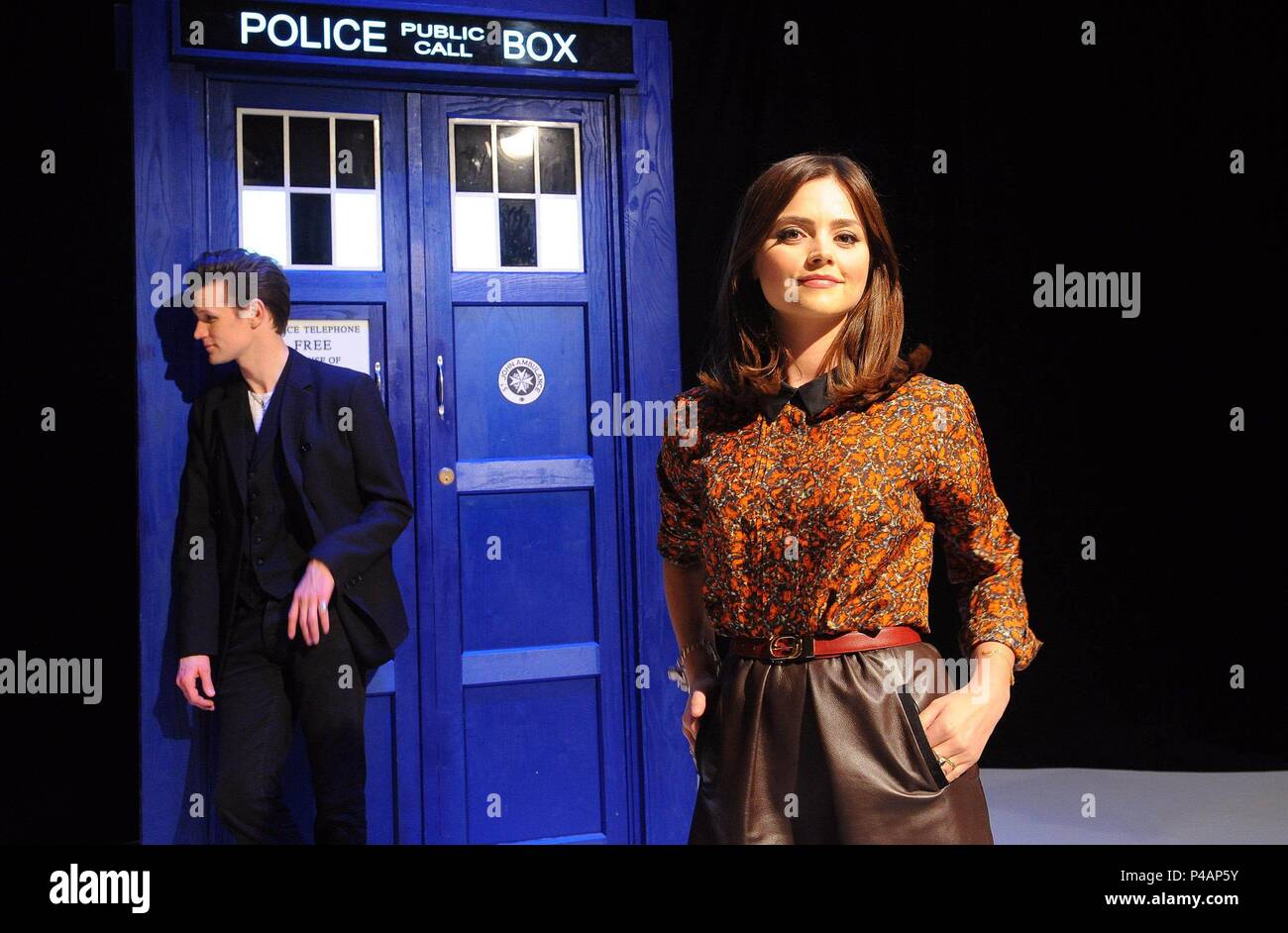 Original Film Title: DOCTOR WHO.  English Title: DOCTOR WHO.  Year: 2005.  Stars: MATT SMITH; JENNA-LOUISE COLEMAN. Credit: BBC / Album Stock Photo