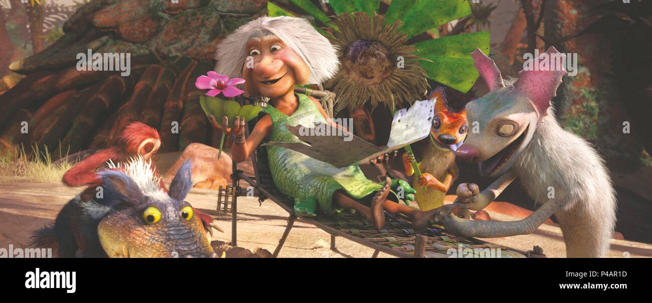 Original Film Title: THE CROODS. English Title: THE CROODS. Film Director: KIRK DE MICCO; CHRIS SANDERS. Year: 2013. Credit: DREAMWORKS ANIMATION / Album Stock Photo - Alamy Original Film Title: THE CROODS. English Title: THE CROODS. Film Director: KIRK DE MICCO; CHRIS SANDERS. Year: 2013. Credit: DREAMWORKS ANIMATION / Album Stock Photo - Alamy