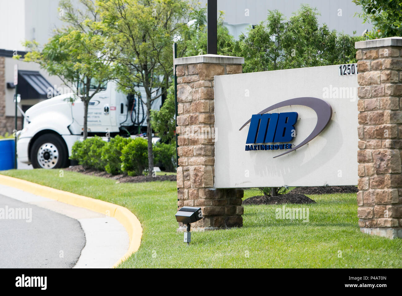 Brower Sign A logo sign outside of a facility occupied by Martin-Brower in Manassas ...