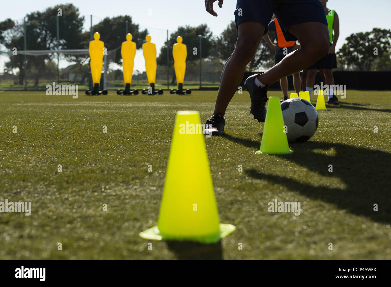Dribbling soccer ball hires stock photography and images Alamy