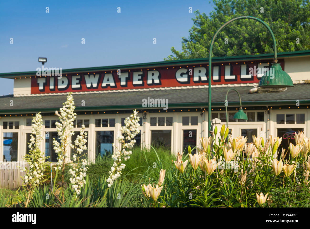 USA, Maryland, Havre de Grace, Tidewater Grille Stock Photo