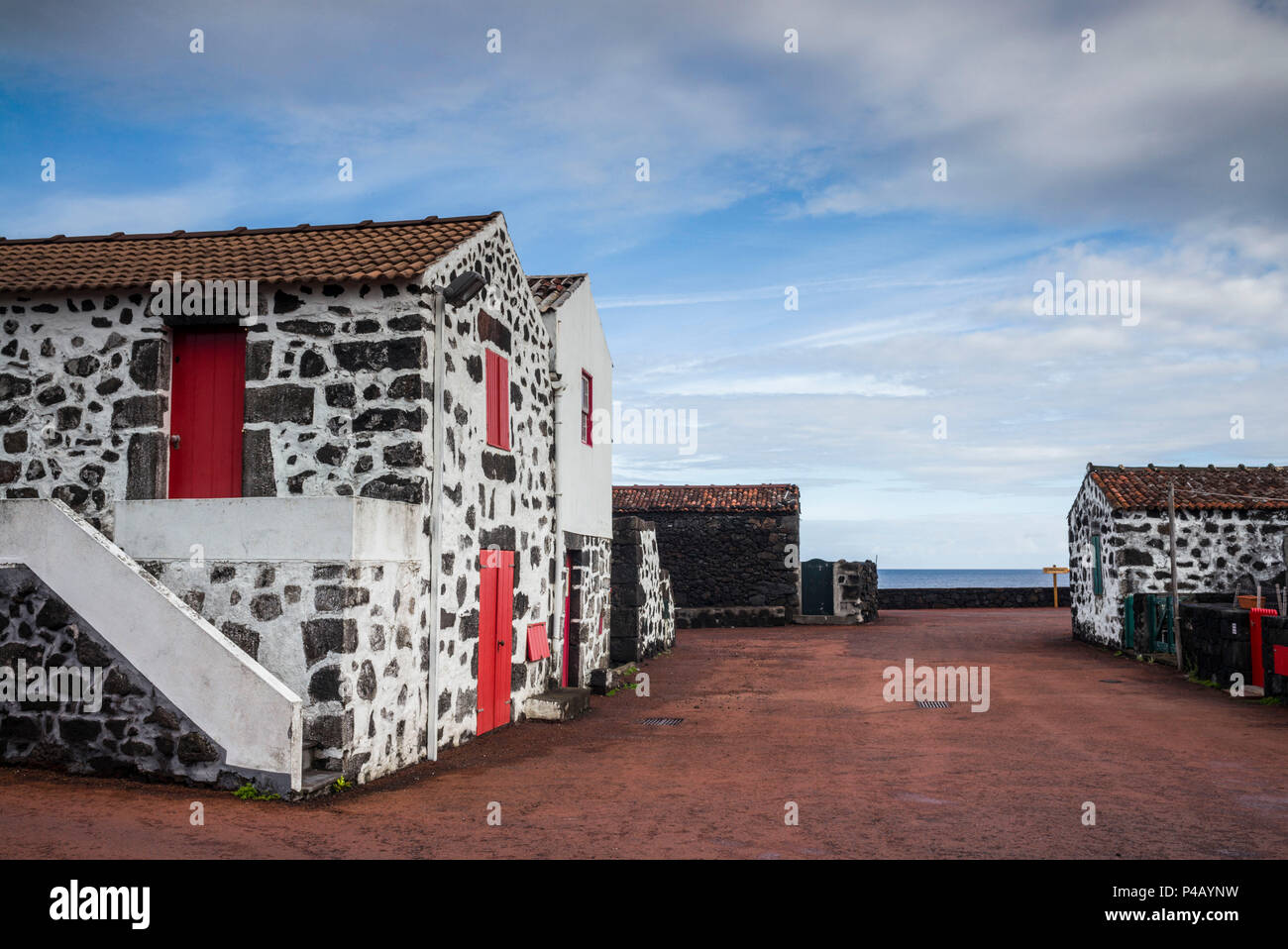 Portugal, Azores, Pico Island, Lajido, stone houses Stock Photo Alamy