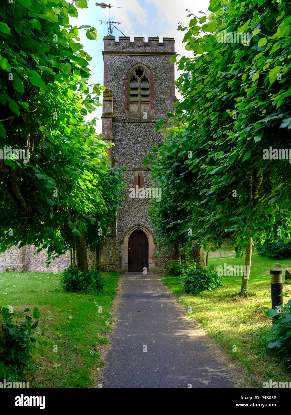 St Martins Church. Ellisfield, Hampshire, Uk Stock Photo - Alamy
