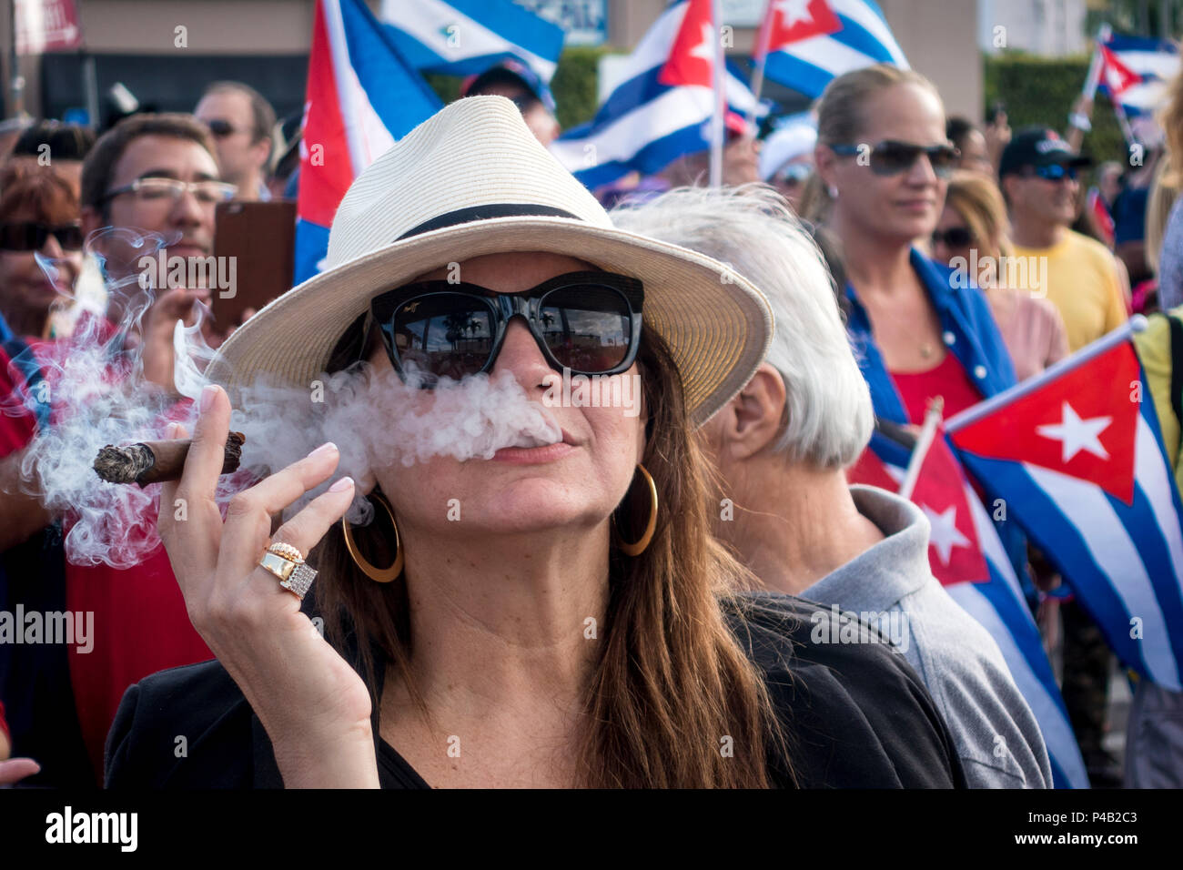 Celebrating the news of Fidel Castro’s death on November 11, 2016