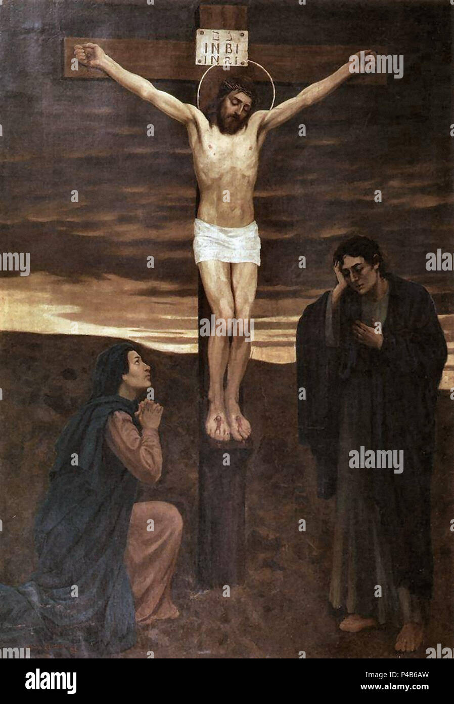 Vasnetsov Victor - Crucifixion of Christ 1 Stock Photo - Alamy