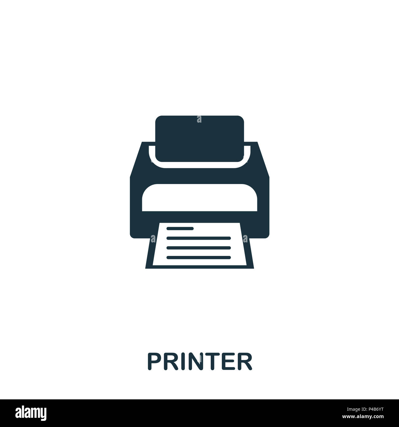 Grape Endelig energi Printer icon. Line style icon design. UI. Illustration of printer icon.  Pictogram isolated on white. Ready to use in web design, apps, software,  print Stock Photo - Alamy