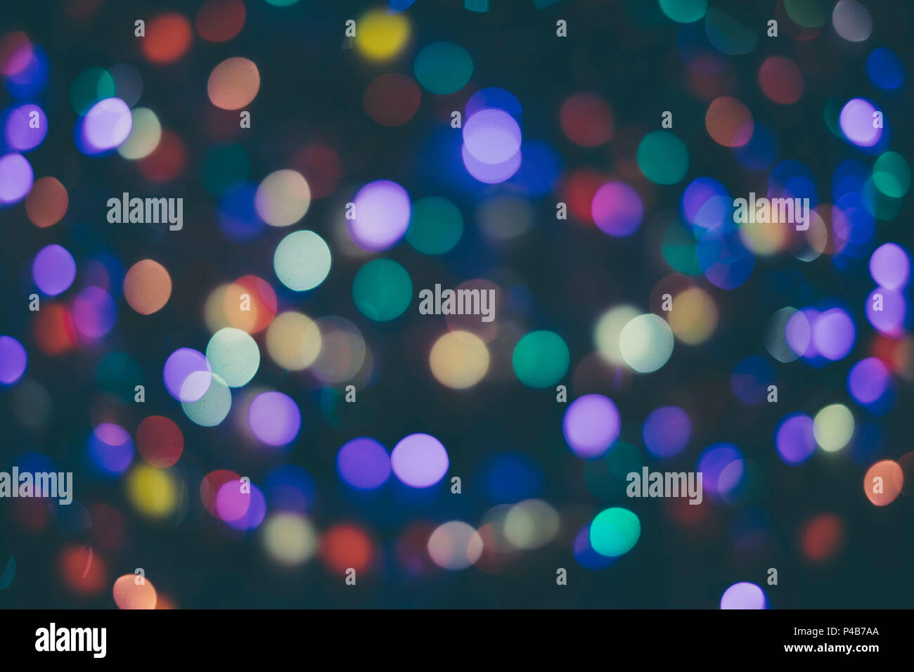 blurry Christmas lights Stock Photo Alamy