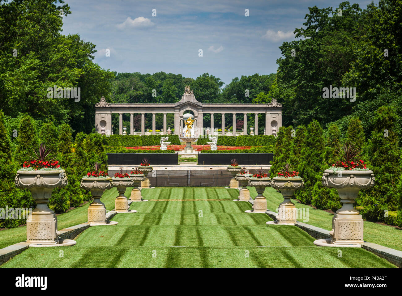 USA, Delaware, Wilmington, Nemours Estate, former home of industrialist