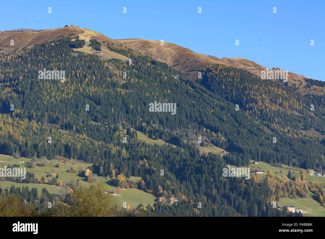 Neukirchen am Großvenediger, mountain Wildkogel in Kitzbüheler Alpen, Pinzgau, Salzburg, Austria Stock Photo