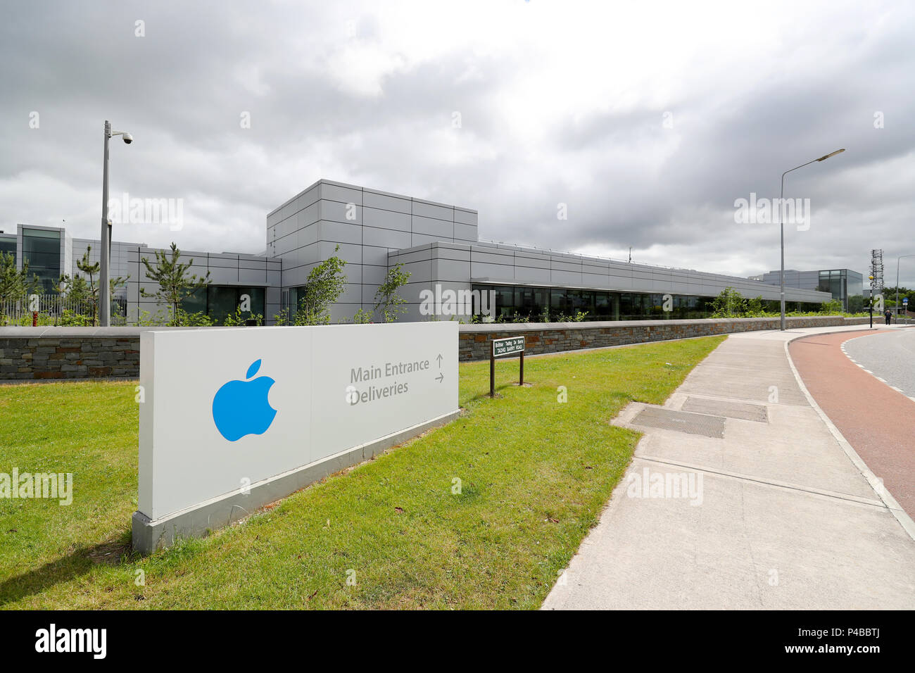 A general view of Apple European headquarters at Hollyhill industrial