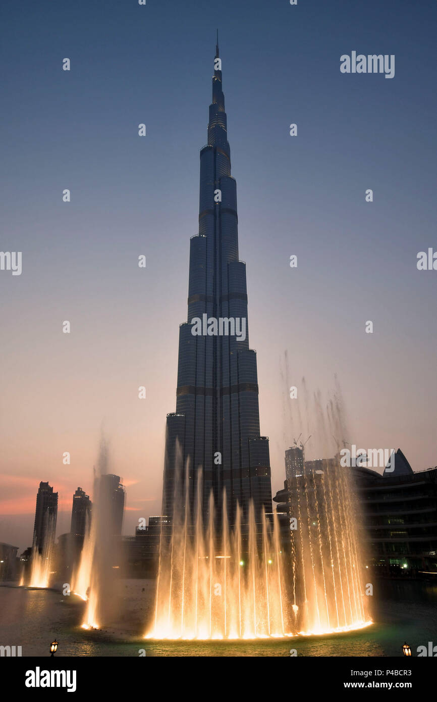 burj khalifa, United Arab Emirates, Emirati, Middle East, Middle Eastern Stock Photo