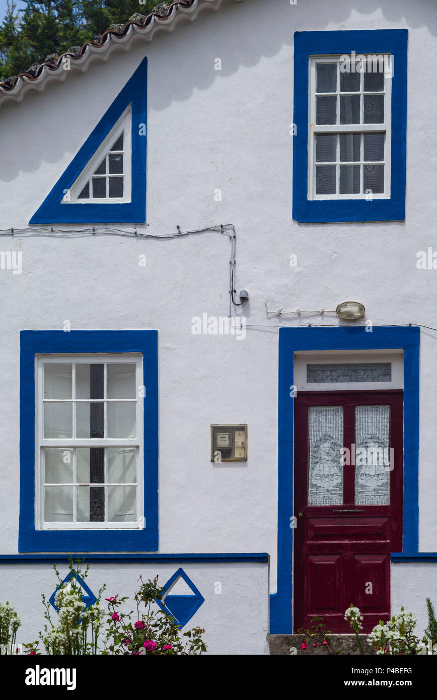 Portugal, Azores, Santa Maria Island, Santa Barbara, farmhouse Stock Photo Alamy
