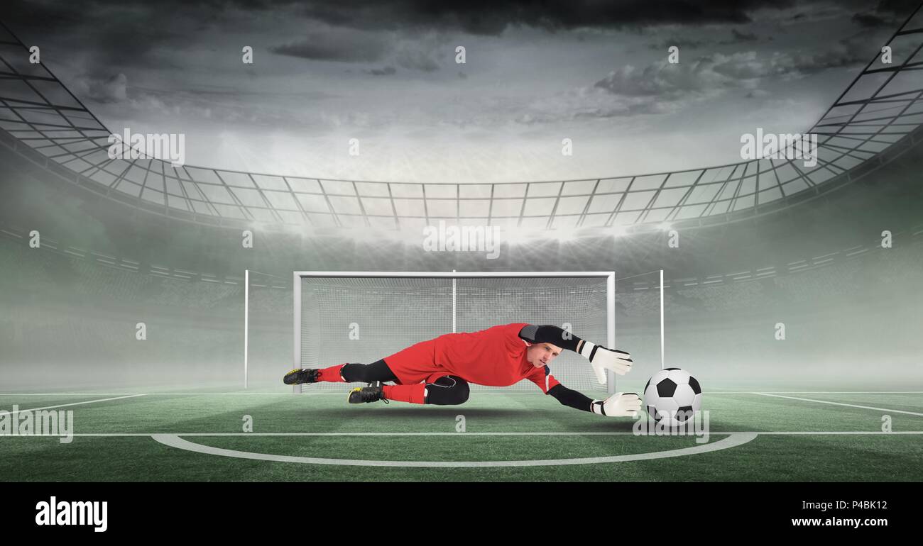 Goal keeper ball hires stock photography and images Alamy