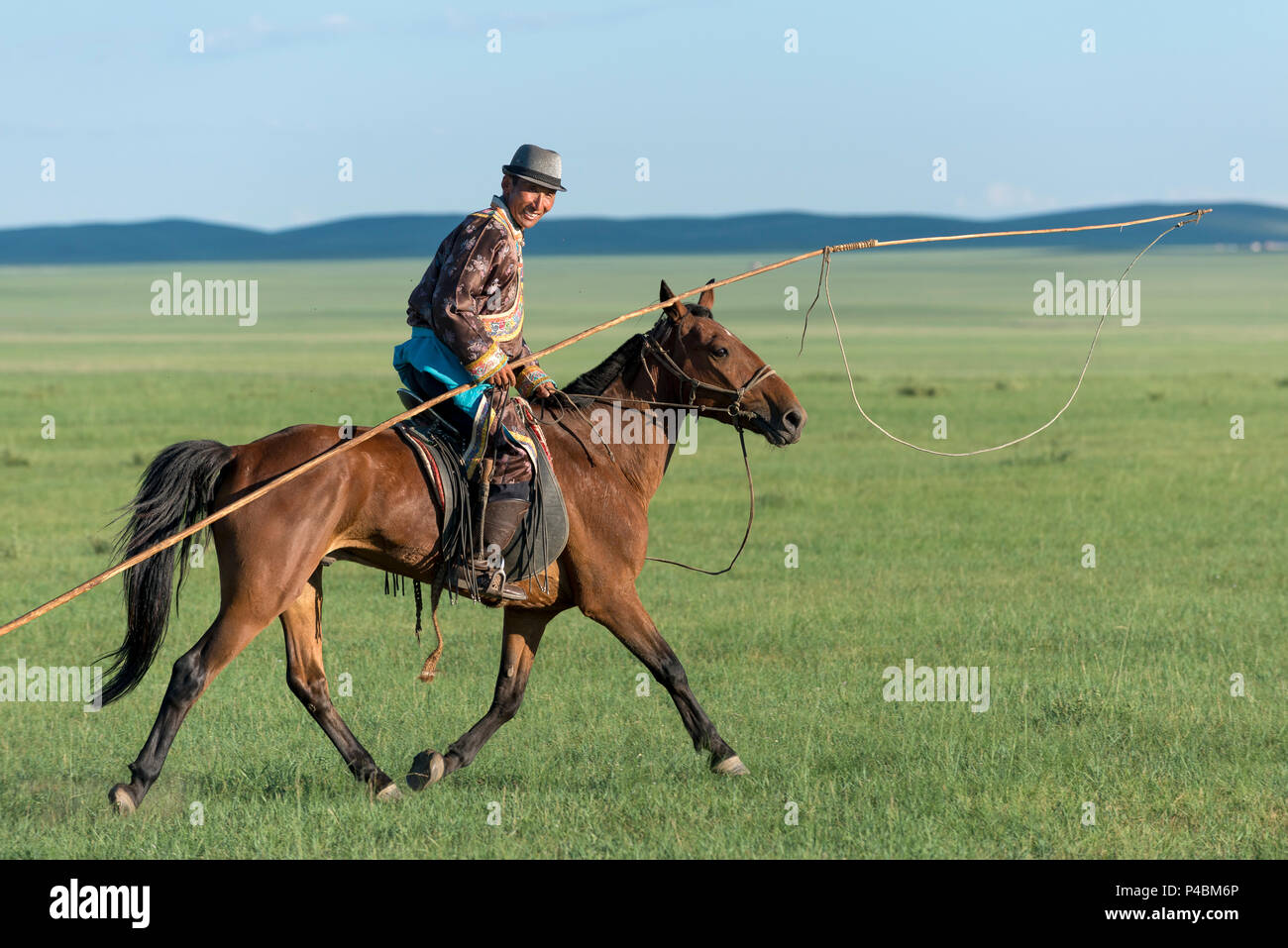 Uurga Asian dressed in cowboy hi-res stock photography and images - Alamy