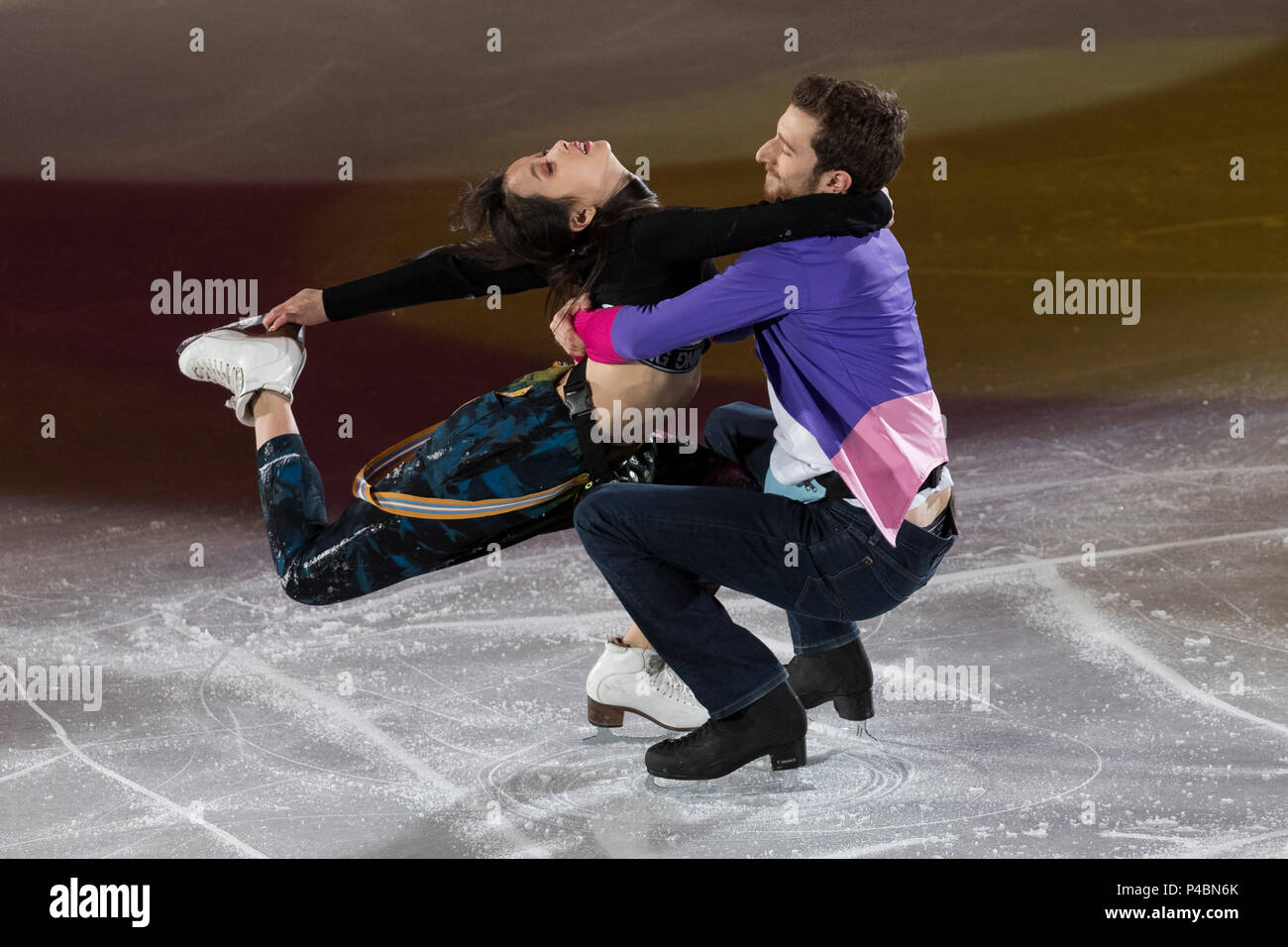 Min Alexander Yura Min/Alexander Gamelin (KOR) performing at the Figure Skating Gala ...