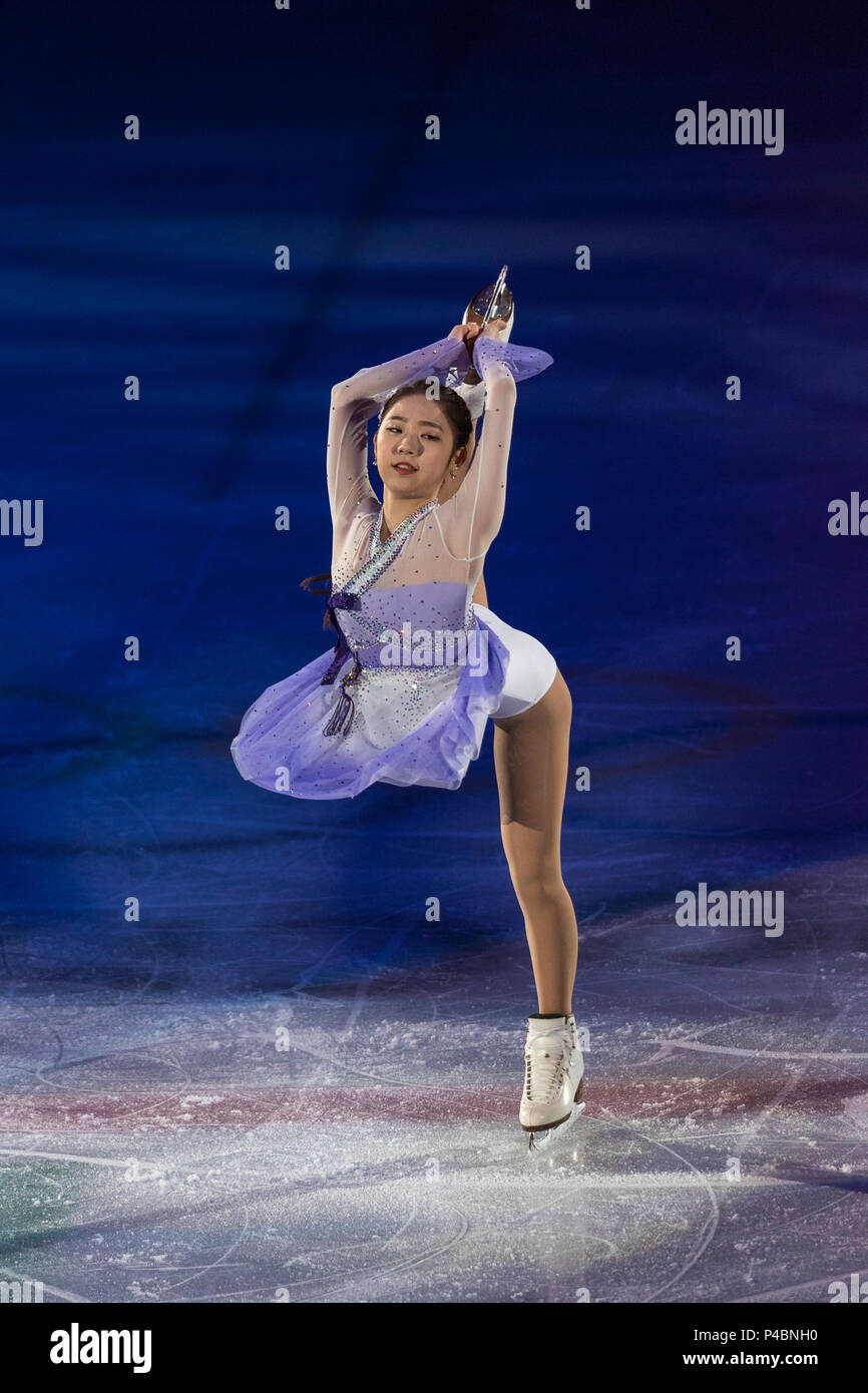 Dabin Cho (KOR) performing at the Figure Skating Gala Exhibition at the