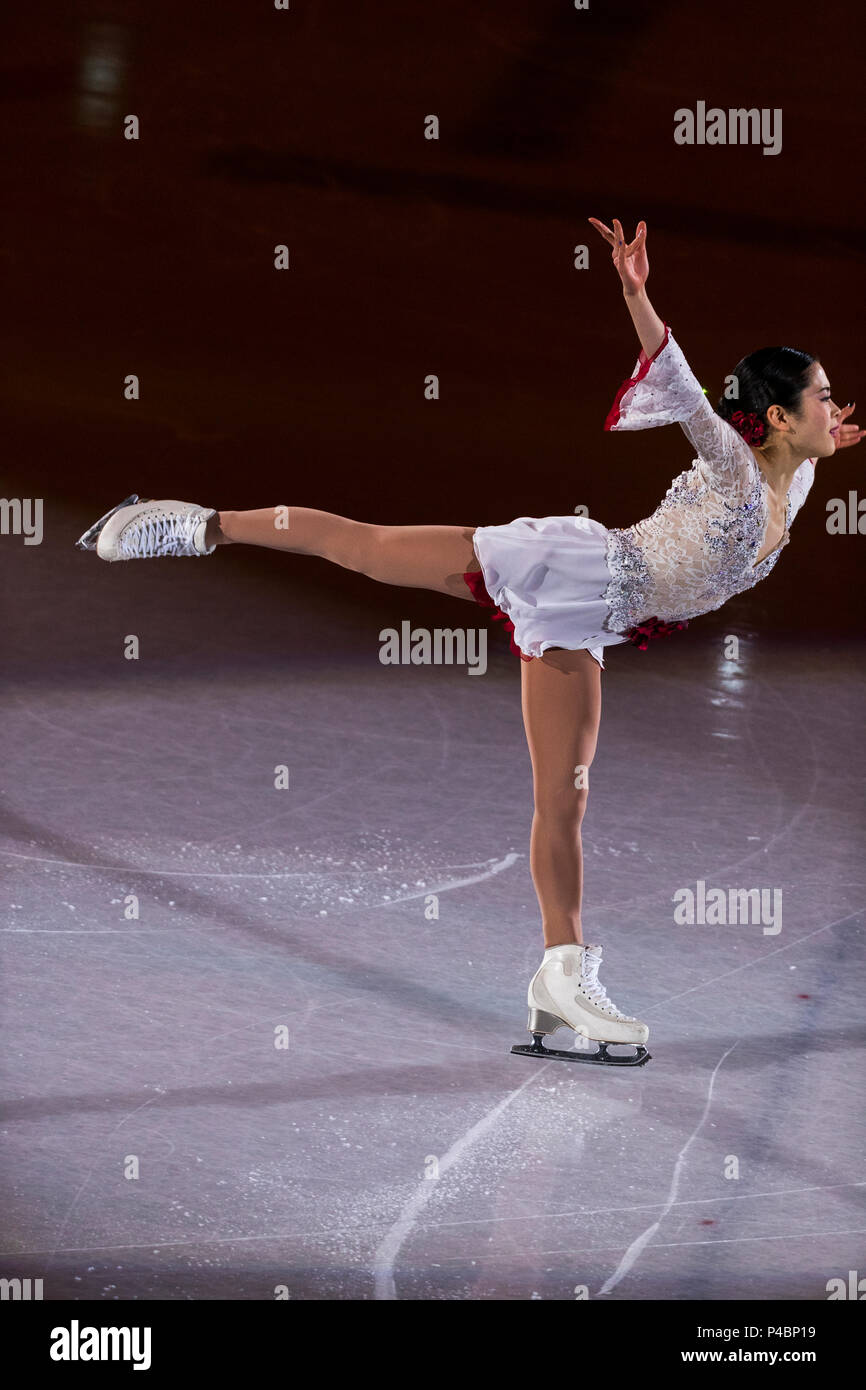 Satoko Miyahara (JPN) performing at the Figure Skating Gala Exhibition