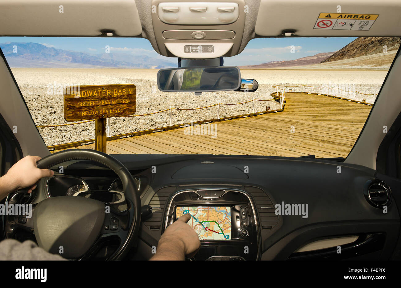 Death valley national park map hires stock photography and images Alamy