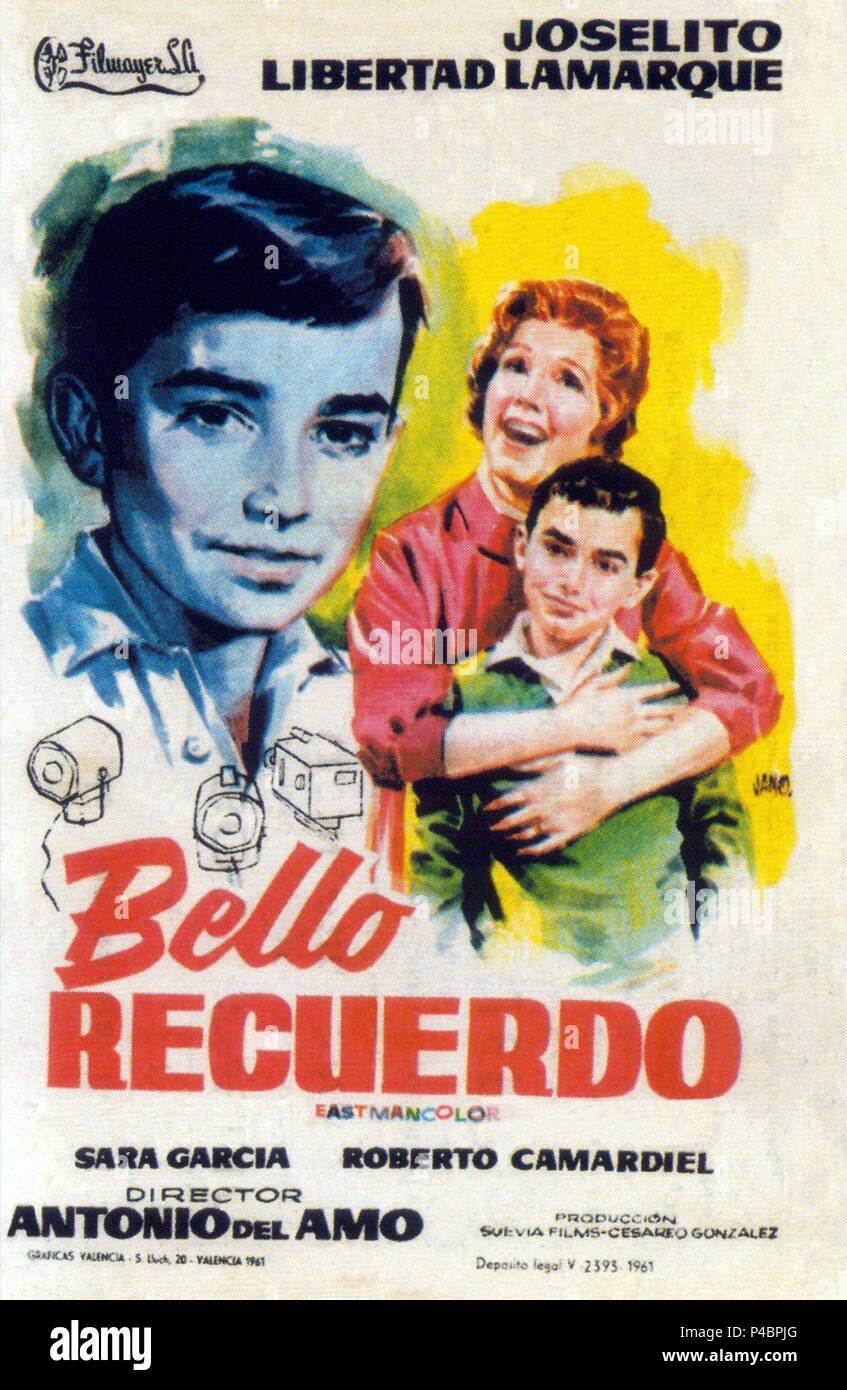 Original Film Title BELLO RECUERDO. English Title BELLO RECUERDO