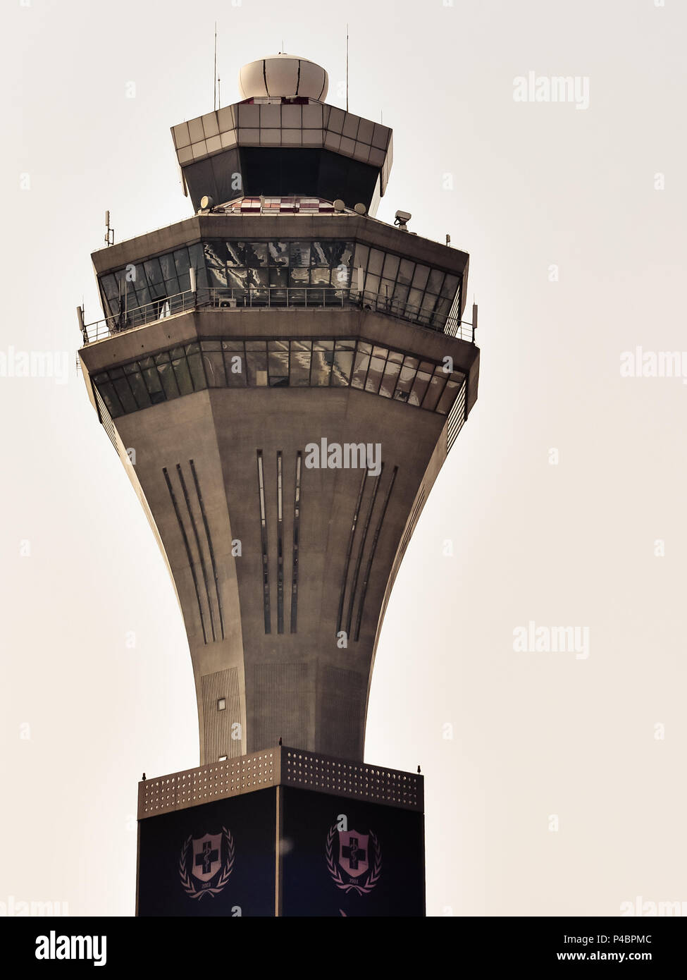 Beijing International Airport control tower - China Stock Photo