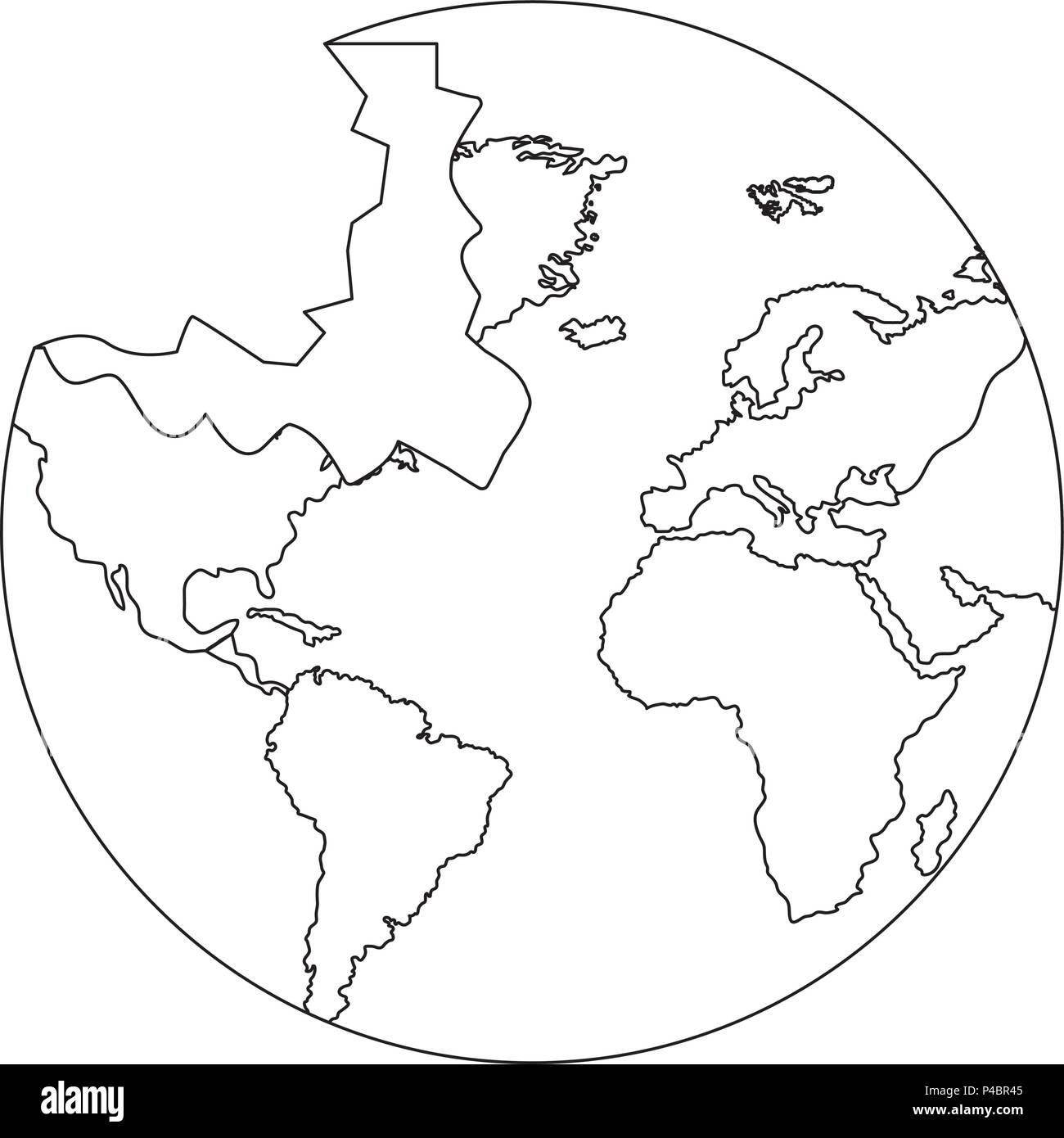 Our Planet Earth Black and White Stock Photos & Images - Alamy