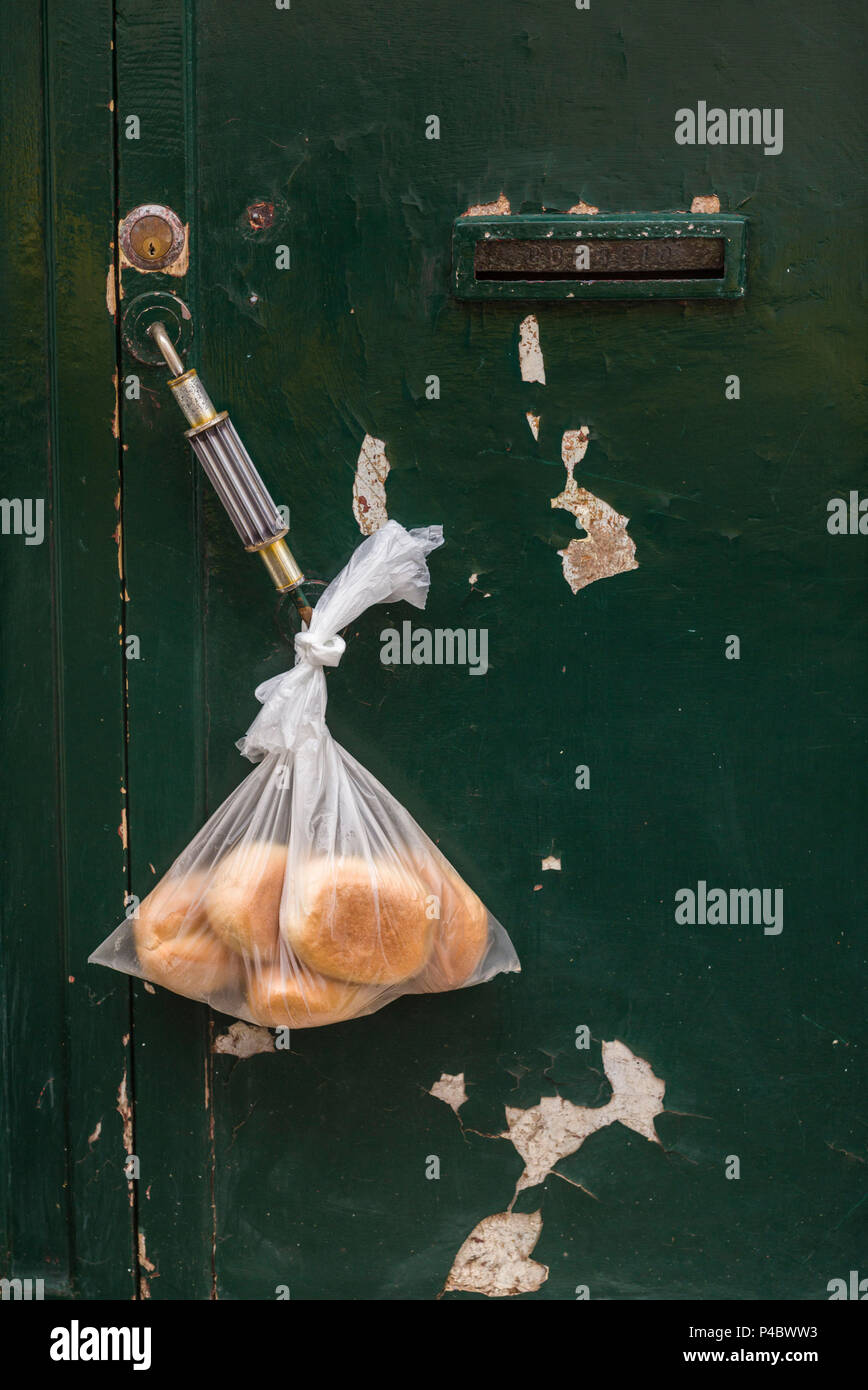 Portugal, Azores, Terceira Island, Angra do Heroismo, bread roll