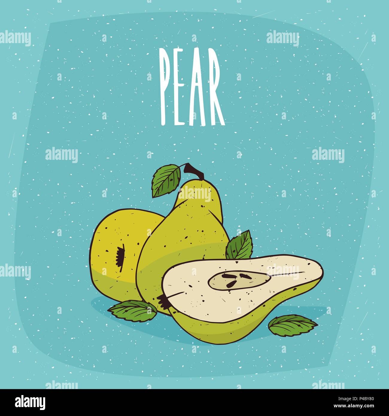 Small pears Stock Vector Images Alamy